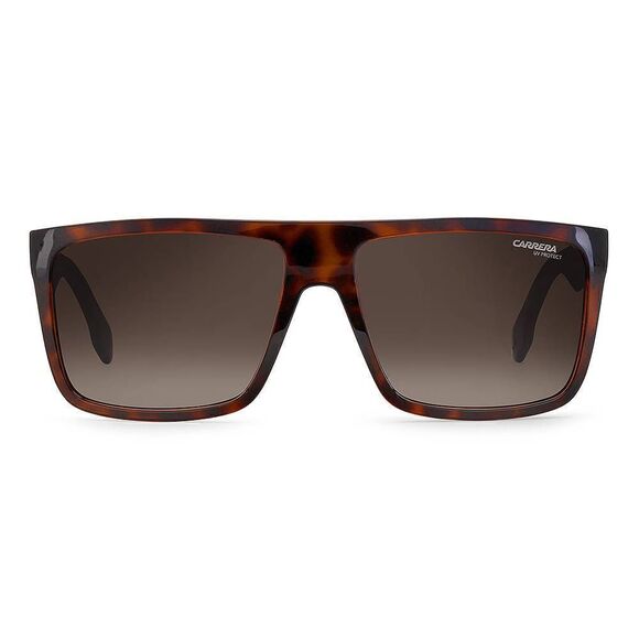 CARRERA Sunglasses 5039/S Havana Matte Black Brown Silver Tortoiseshell Square U - Picture 1 of 11